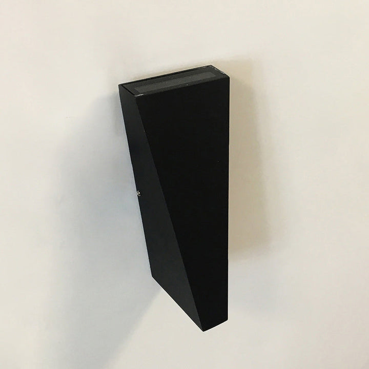 Modern Minimalist Waterproof Trapezoidal Aluminum Die-Cast LED Outdoor Wall Sconce Lamp For Outdoor Patio | Bowlift