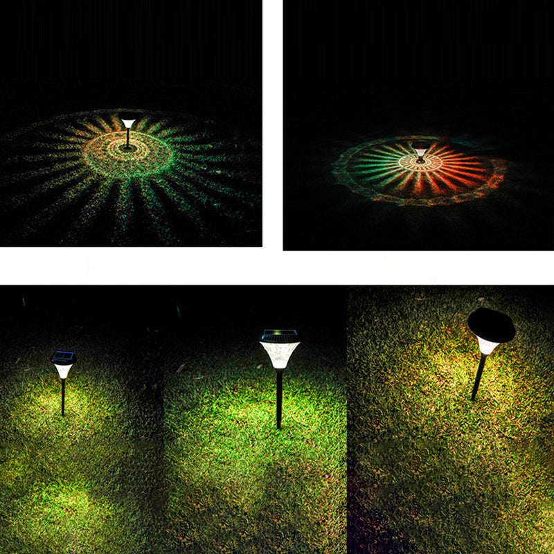 Modern Minimalist Solar Waterproof Diamond Round ABS PC LED Outdoor Light For Outdoor Patio | Bowlift