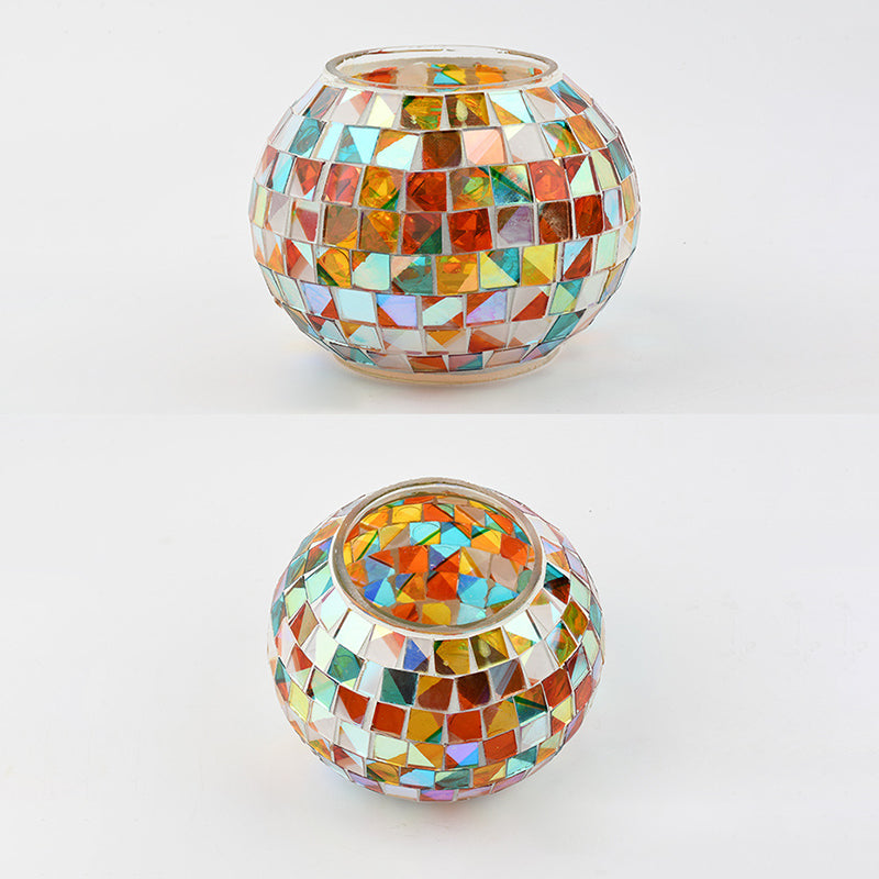 Contemporary Creative Solar Waterproof Sphere Square Plastic Glass LED Outdoor Landscape For Outdoor Patio | Bowlift