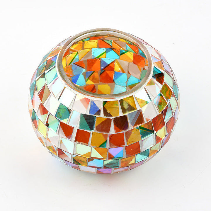 Contemporary Creative Solar Waterproof Sphere Square Plastic Glass LED Outdoor Landscape For Outdoor Patio | Bowlift