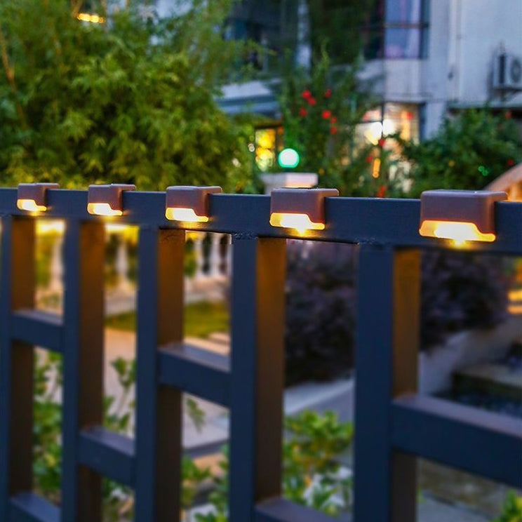 Contemporary Industrial PP Square Waterproof LED Solar Outdoor Step Light For Garden | Bowlift