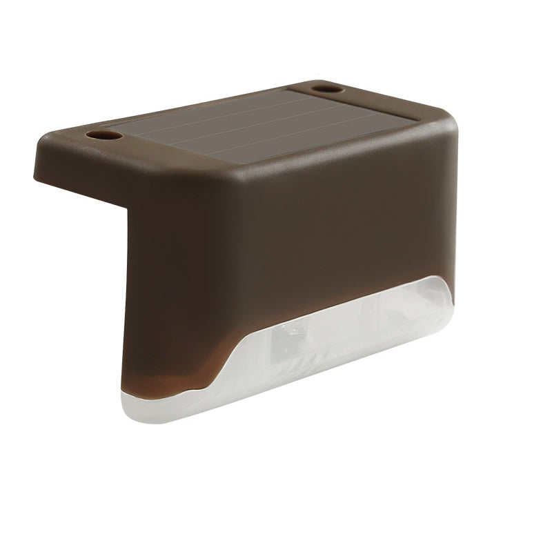 Contemporary Industrial PP Square Waterproof LED Solar Outdoor Step Light For Garden | Bowlift