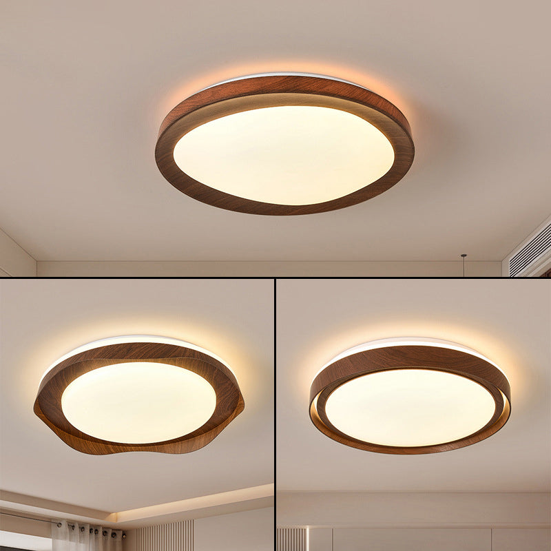 BowLift | Simplicity Iron Acrylic Round LED Ceiling Lamp for Bedroom