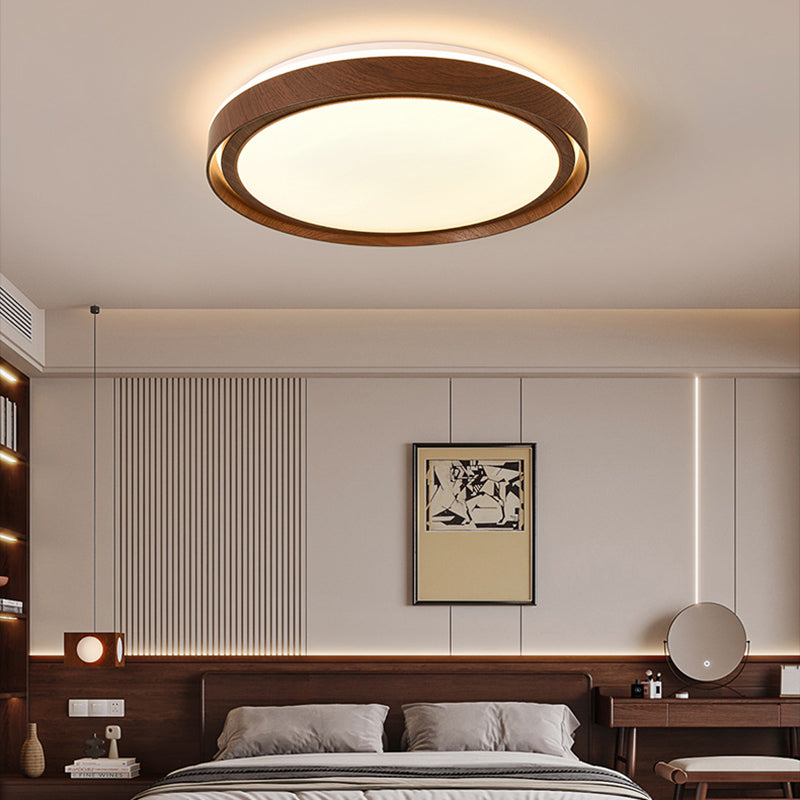 BowLift | Simplicity Iron Acrylic Round LED Ceiling Lamp for Bedroom