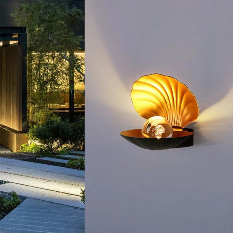 Contemporary Creative Waterproof Shell Aluminum Acrylic LED Wall Sconce Lamp For Outdoor Patio | Bowlift