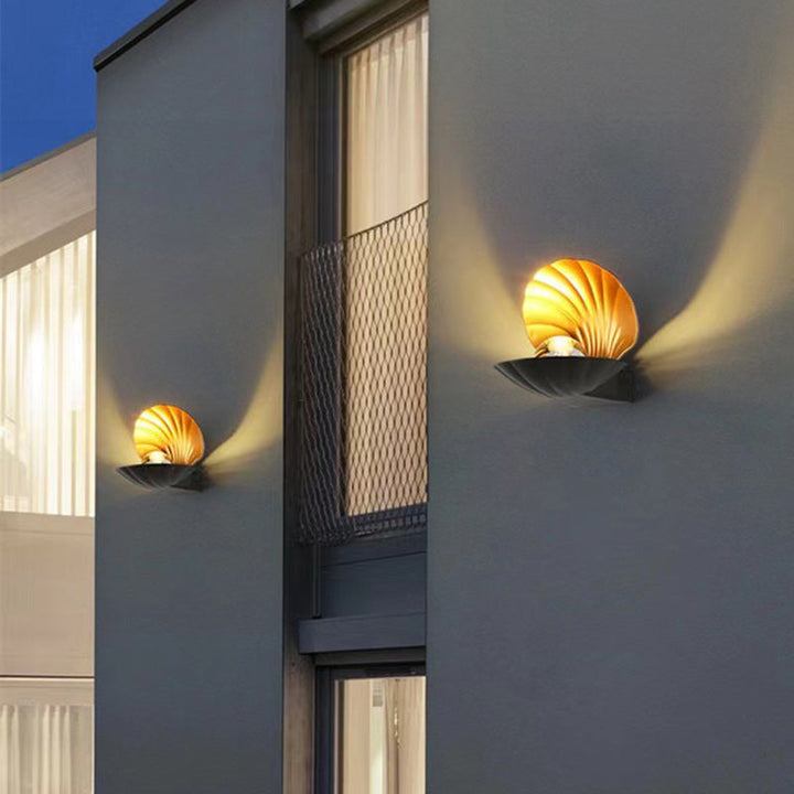Contemporary Creative Waterproof Shell Aluminum Acrylic LED Wall Sconce Lamp For Outdoor Patio | Bowlift
