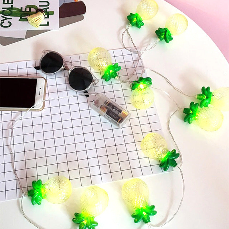 BowLift | Modern Art Deco Small Pineapple PVC LED String Light For Living Room