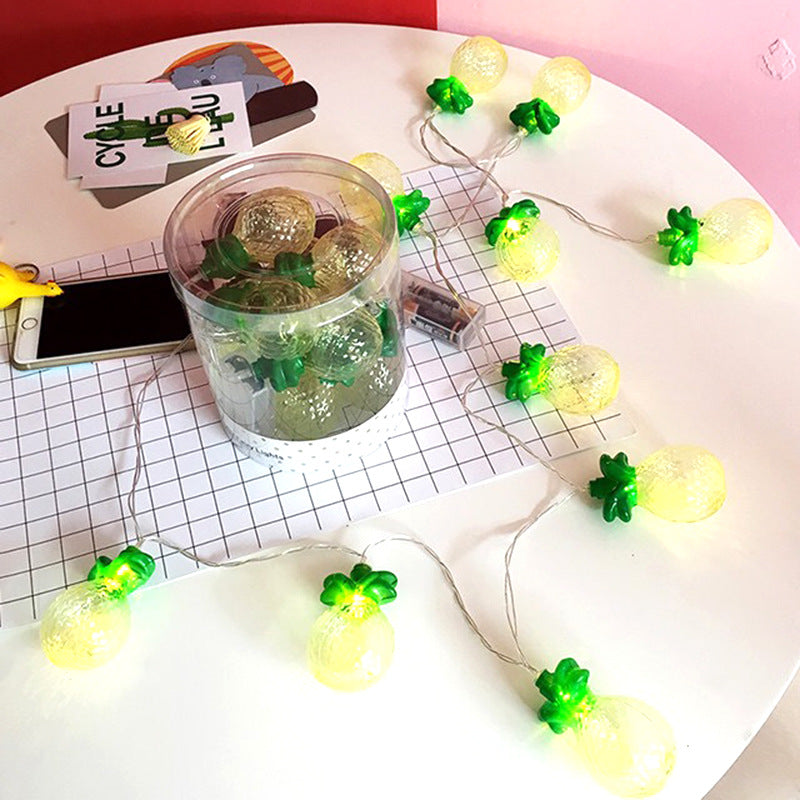 BowLift | Modern Art Deco Small Pineapple PVC LED String Light For Living Room