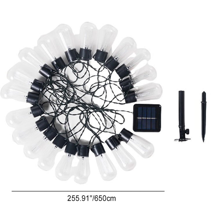 Modern Minimalist Round Long Line Glass Iron LED String Light For Garden | Bowlift