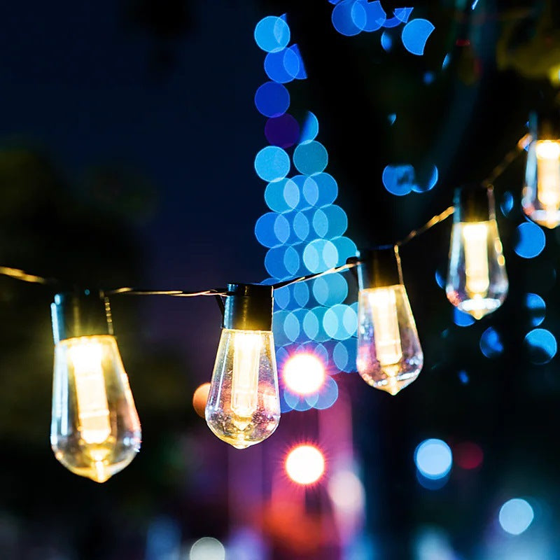 BowLift | Modern Minimalist Round Long Line Glass Iron LED String Light For Garden