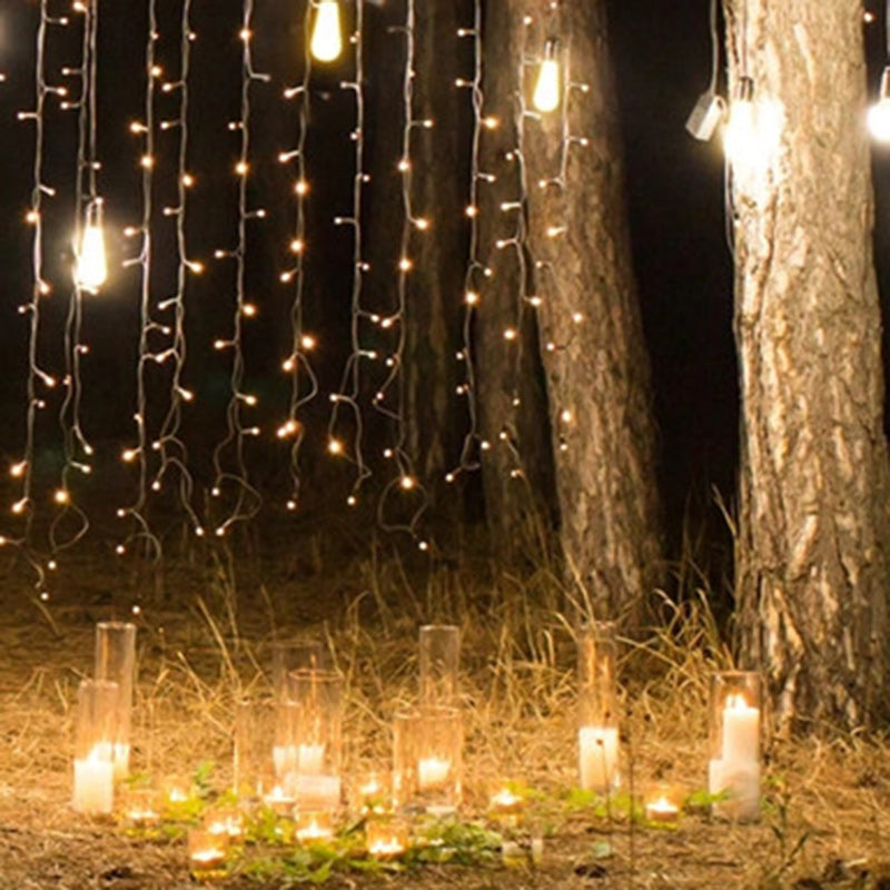 Modern Minimalist Round Long Line Glass Iron LED String Light For Garden | Bowlift