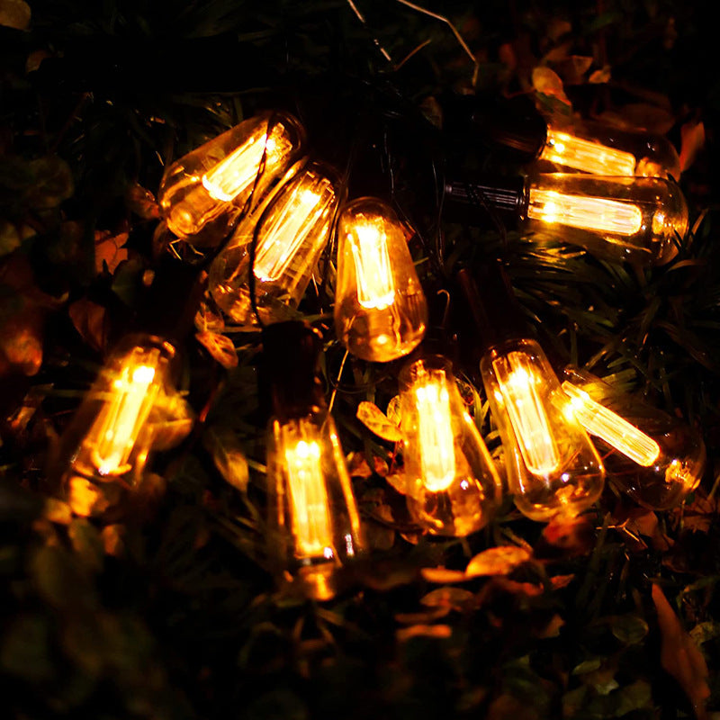 Modern Minimalist Round Long Line Glass Iron LED String Light For Garden | Bowlift