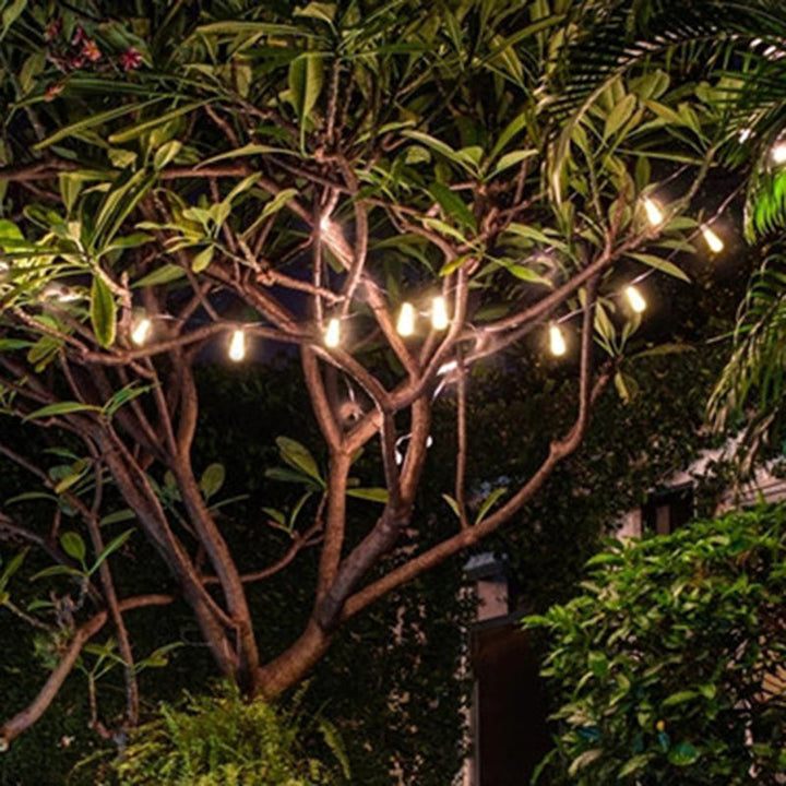 BowLift | Modern Minimalist Round Long Line Glass Iron LED String Light For Garden