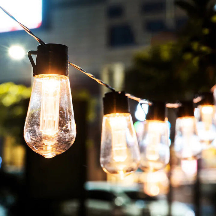 BowLift | Modern Minimalist Round Long Line Glass Iron LED String Light For Garden