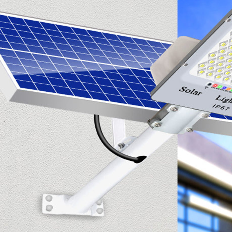 Modern Simplicity Rectangle Solar Waterproof ABS LED Wall Sconce Lamp For Garden | Bowlift