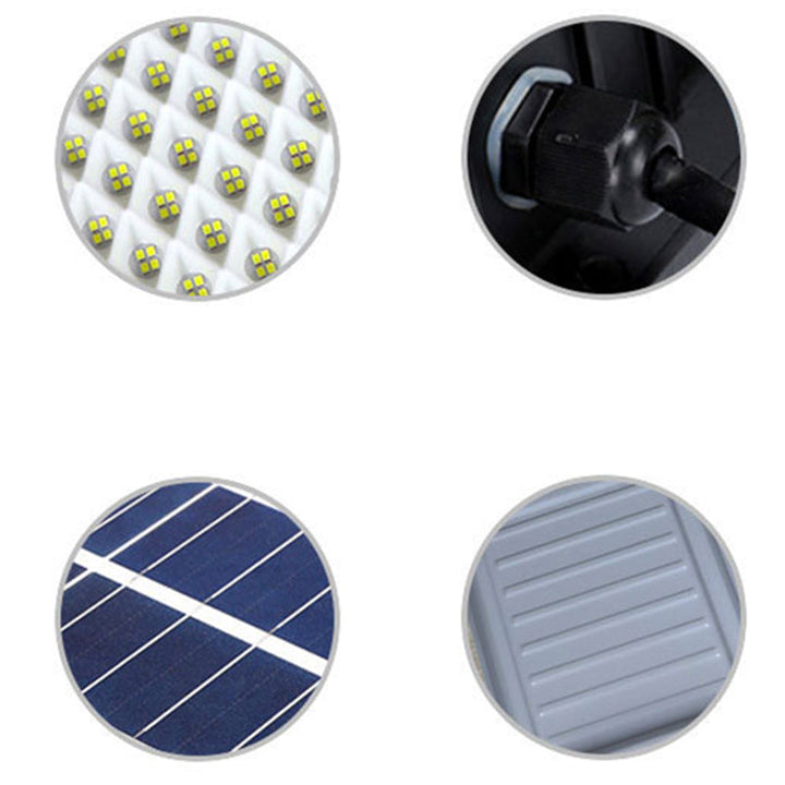 Modern Simplicity Rectangle Solar Waterproof ABS LED Wall Sconce Lamp For Garden | Bowlift