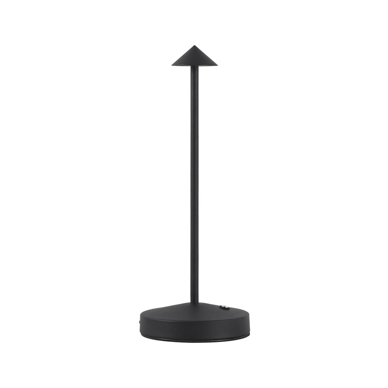 BowLift | Modern Simplicity Triangle Cone Round Acrylic Cylinder Iron LED Table Lamp for the Living Room