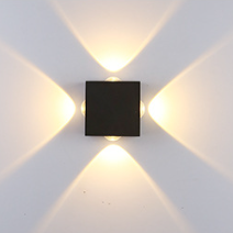 Modern Minimalist Round Square Orb Lens Aluminum LED Wall Sconce Lamp For Garden | Bowlift