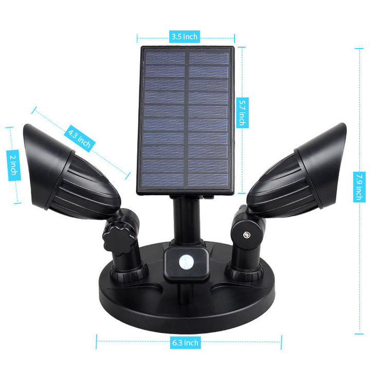 Modern Simplicity Solar Waterproof ABS PC Surveillance Camera Rotatable Motion Sensor LED Wall Sconce Lamp For Outdoor Patio | Bowlift