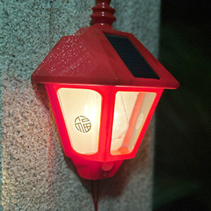 Contemporary Retro Solar Waterproof ABS Lighthouse LED Wall Sconce Lamp For Outdoor Patio | Bowlift