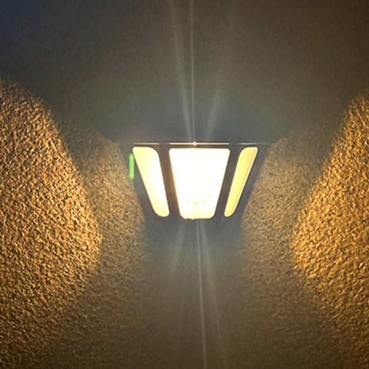 Contemporary Retro Solar Waterproof ABS Lighthouse LED Wall Sconce Lamp For Outdoor Patio | Bowlift