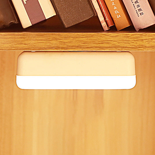 BowLift | Modern Minimalist Rechargeable Magnetic Suction Cup Plastic Strip Rectangular LED Wall Light Night Light For Studying