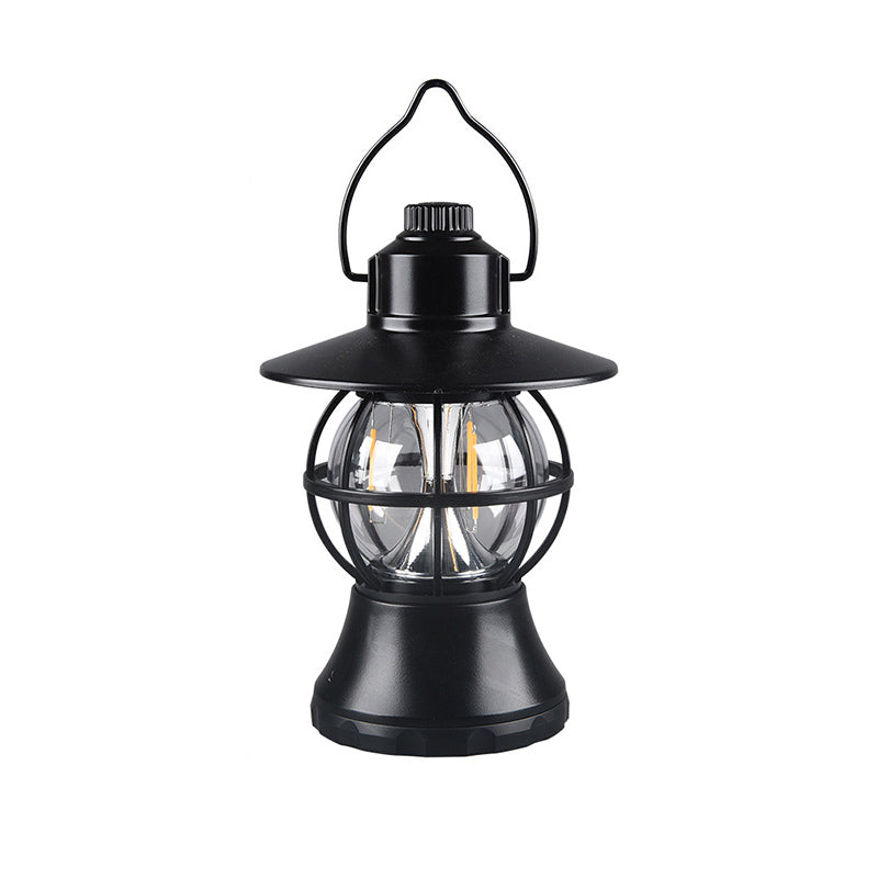 Contemporary Retro Waterproof Rechargeable/Battery ABS PS PP Steel Lantern Hanging LED Table Lamp Outdoor Light For Garden | Bowlift