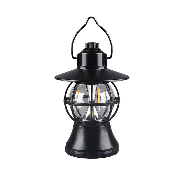 Contemporary Retro Waterproof Rechargeable/Battery ABS PS PP Steel Lantern Hanging LED Table Lamp Outdoor Light For Garden | Bowlift