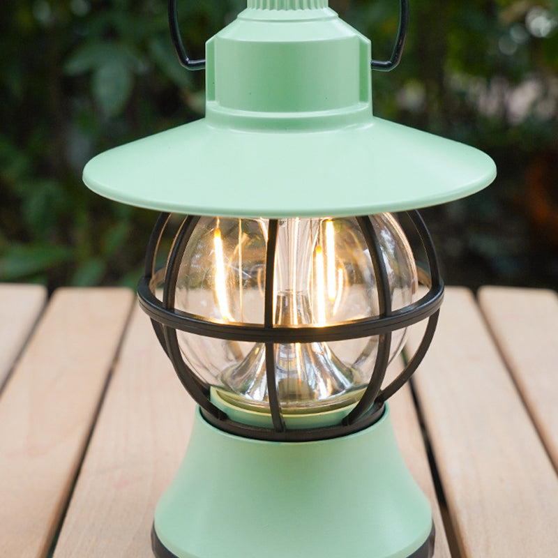 Contemporary Retro Waterproof Rechargeable/Battery ABS PS PP Steel Lantern Hanging LED Table Lamp Outdoor Light For Garden | Bowlift