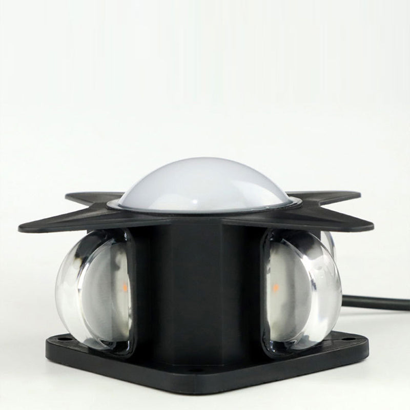Contemporary Creative Waterproof Aluminum Acrylic PC Cross Star LED Wall Sconce Lamp For Outdoor Patio | Bowlift