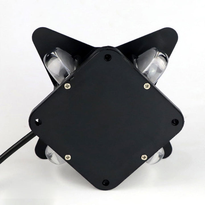 Contemporary Creative Waterproof Aluminum Acrylic PC Cross Star LED Wall Sconce Lamp For Outdoor Patio | Bowlift