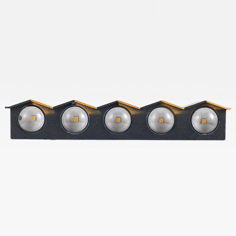 Modern Simplicity Waterproof Aluminum Rectangular Bent Up And Down LED Wall Sconce Lamp For Outdoor Patio | Bowlift