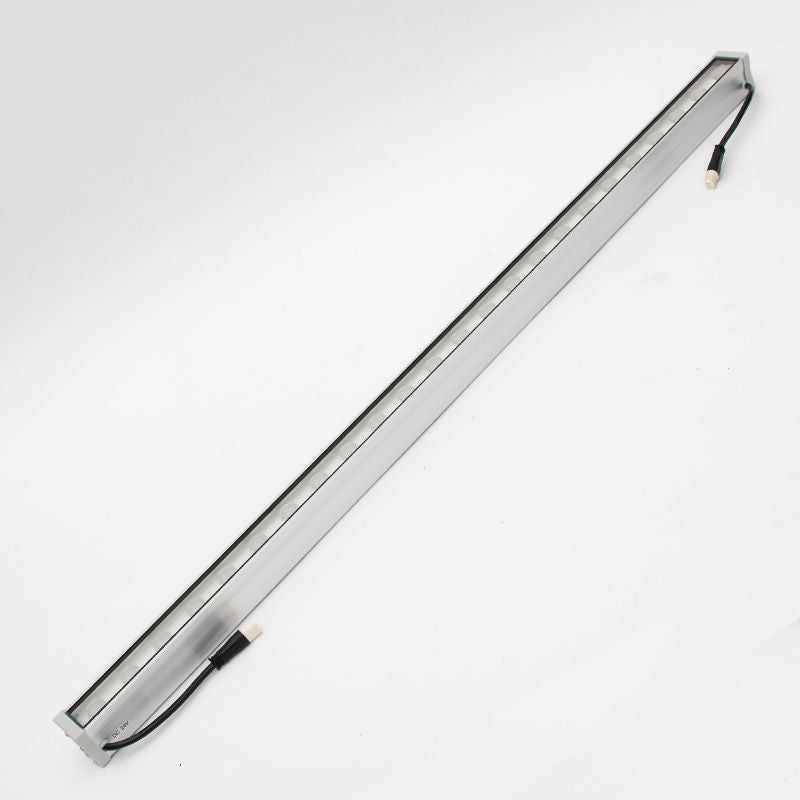 Modern Simplicity Waterproof Aluminum Reinforced Glass Strip Rectangular LED Wall Sconce Lamp For Outdoor Patio | Bowlift