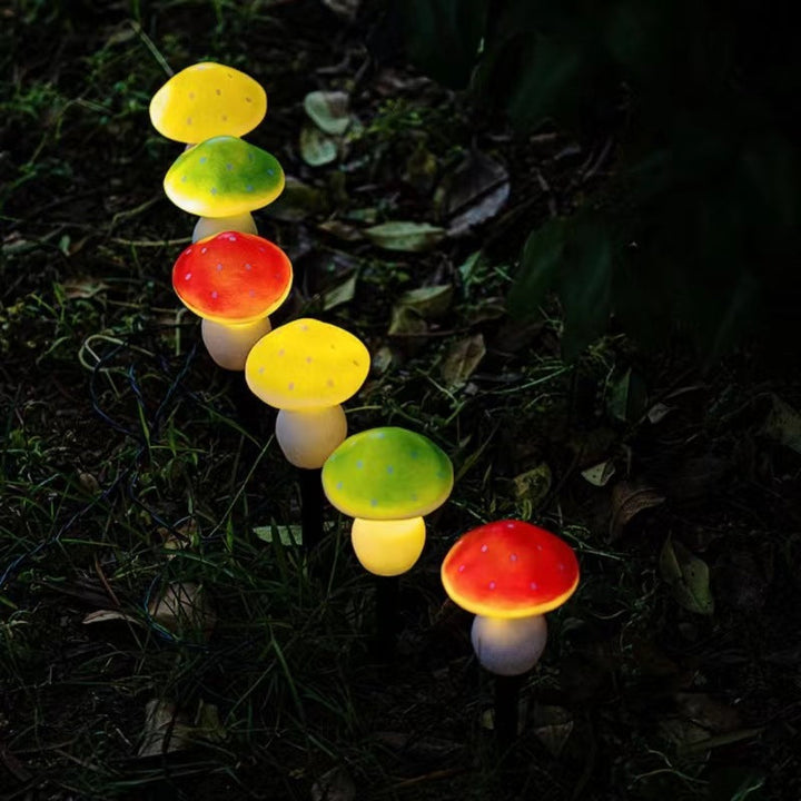 BowLift | Modern Art Deco Solar Waterproof ABS Mushroom Decoration LED String Lights Outdoor Light For Garden
