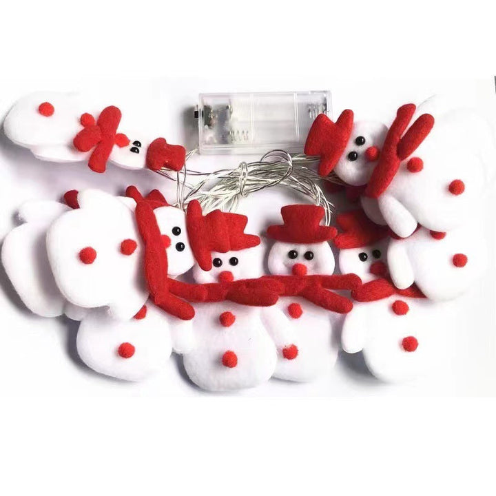 BowLift | Modern Art Deco Battery Copper Wire Blanket Santa Snowman Deer Cartoon Decoration LED String Lights For Entertainment Room