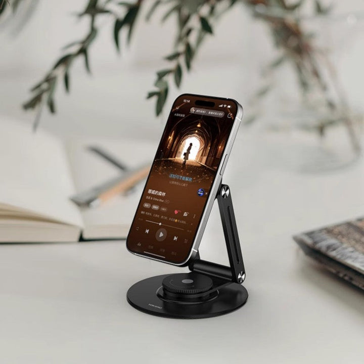 BowLift | Alloy Magnetic Adsorption Rotating Folding Multi-angle Phone Stand