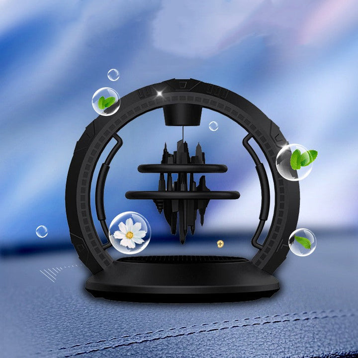 BowLift | Solar-Powered Rotating Car Aromatherapy Diffuser
