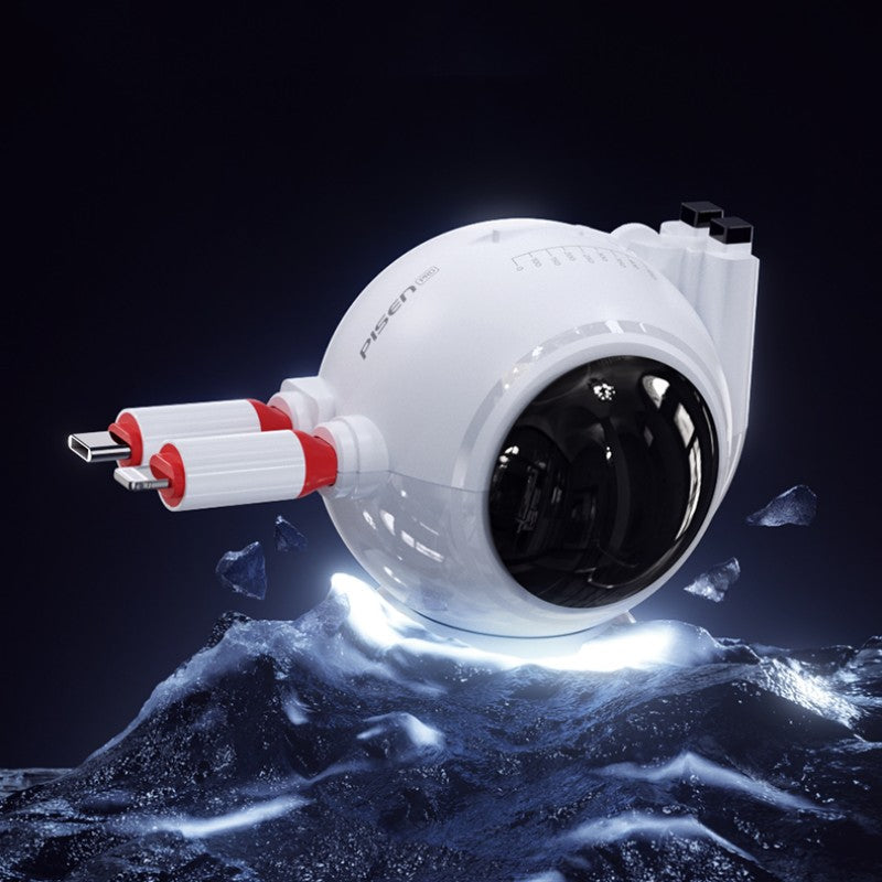 BowLift | 2-in-1 Retractable Super Fast Charging Data Cable