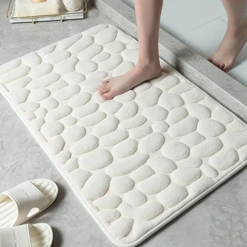 Absorbent Bath Mat with Non-Slip Bottom | Bowlift