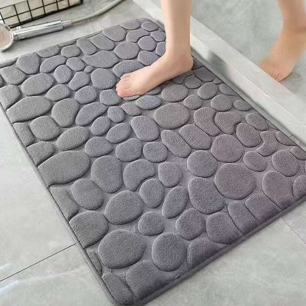 Absorbent Bath Mat with Non-Slip Bottom | Bowlift