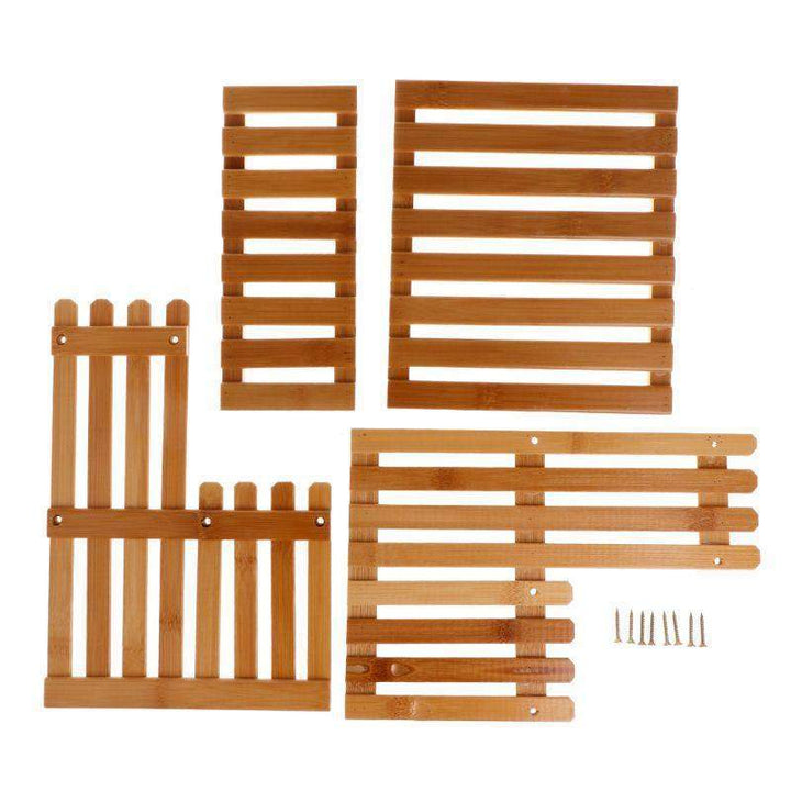 Bamboo Flowers Plants Shelf Bowlift