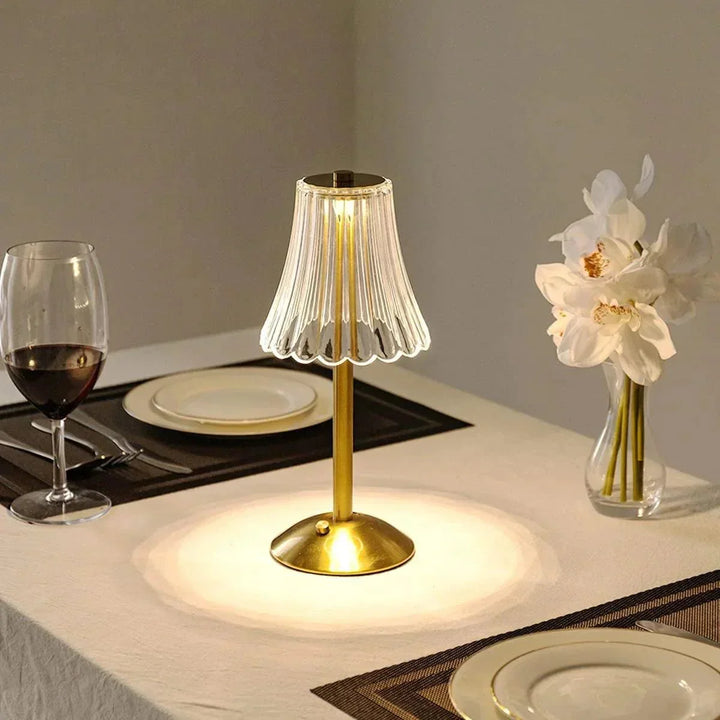 BowLift | AuraGlow Table Lamp - Rechargeable LED Lamp with Dimming Function