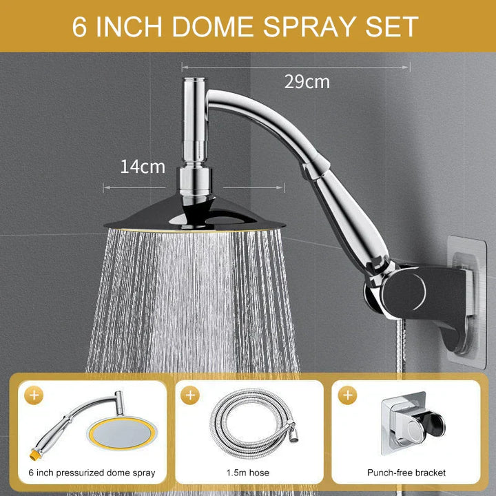 BowLift | Rain Spa Deluxe | Water-saving rain showerhead