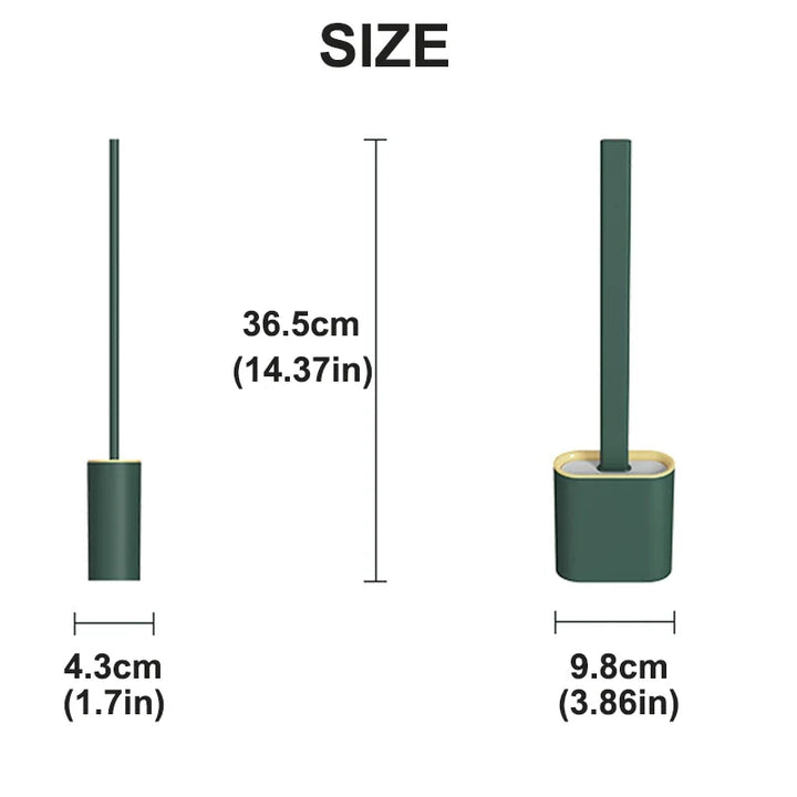 FLEXIBLE SILICONE BRUSH For TOILET CLEANING Bowlift