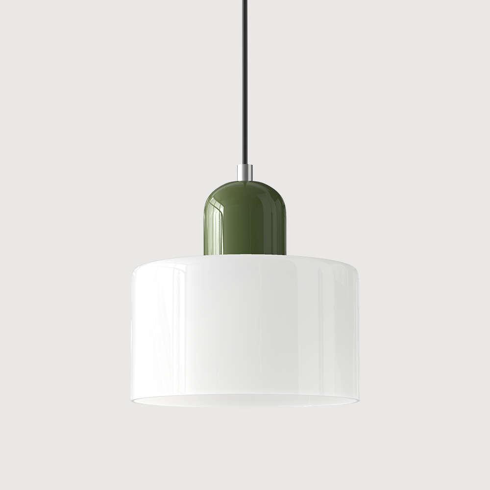 BowLift | Modern Lamp with Colored Glass and Geometric Shape