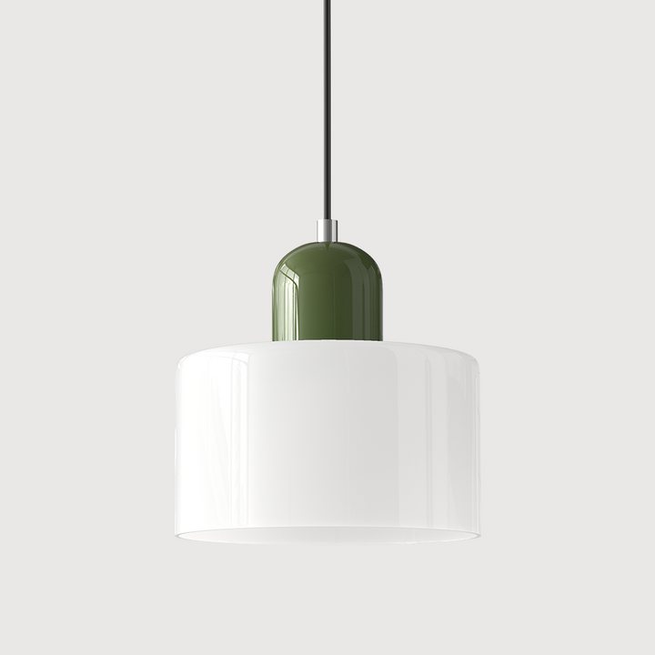 BowLift | Modern Lamp with Colored Glass and Geometric Shape