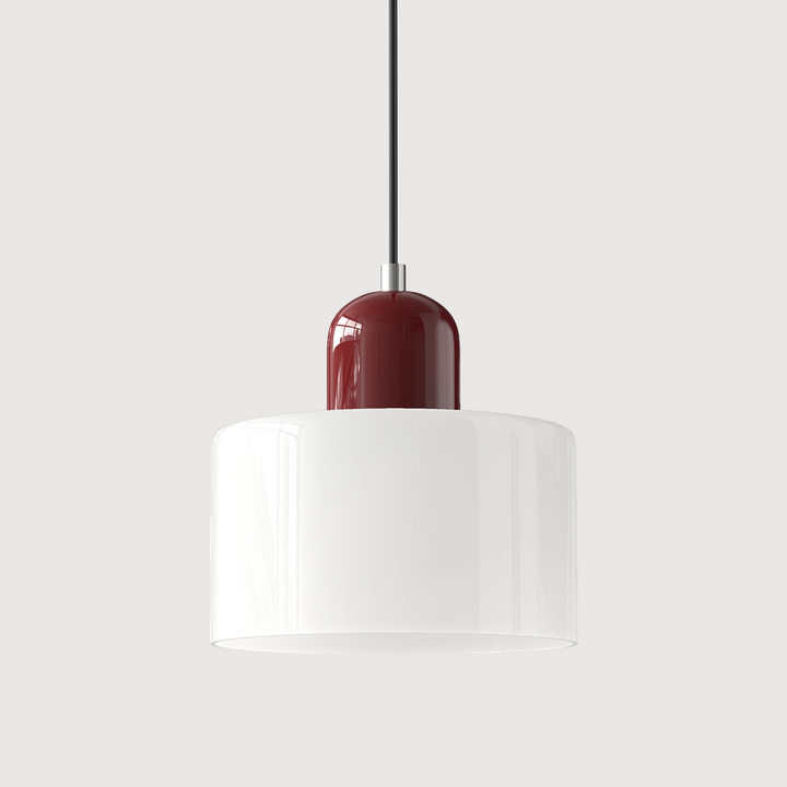 BowLift | Modern Lamp with Colored Glass and Geometric Shape