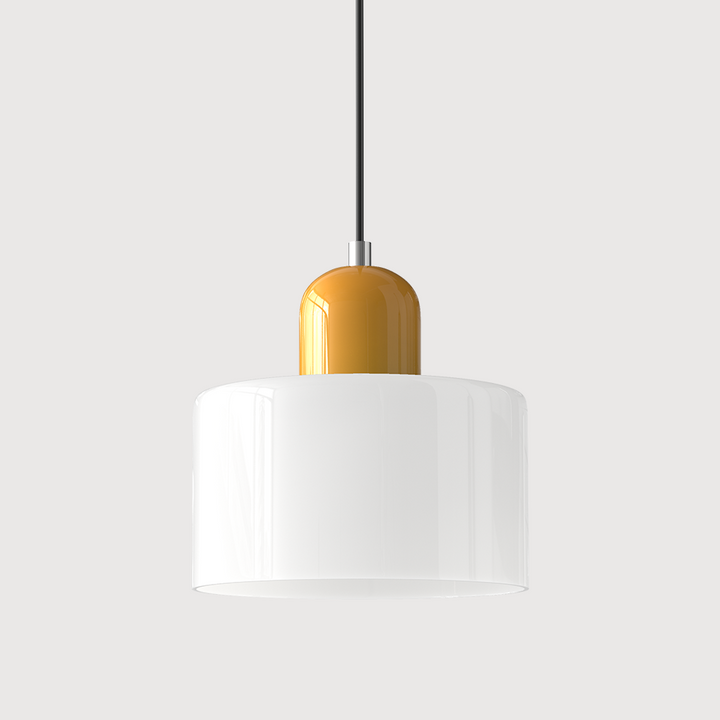 BowLift | Modern Lamp with Colored Glass and Geometric Shape