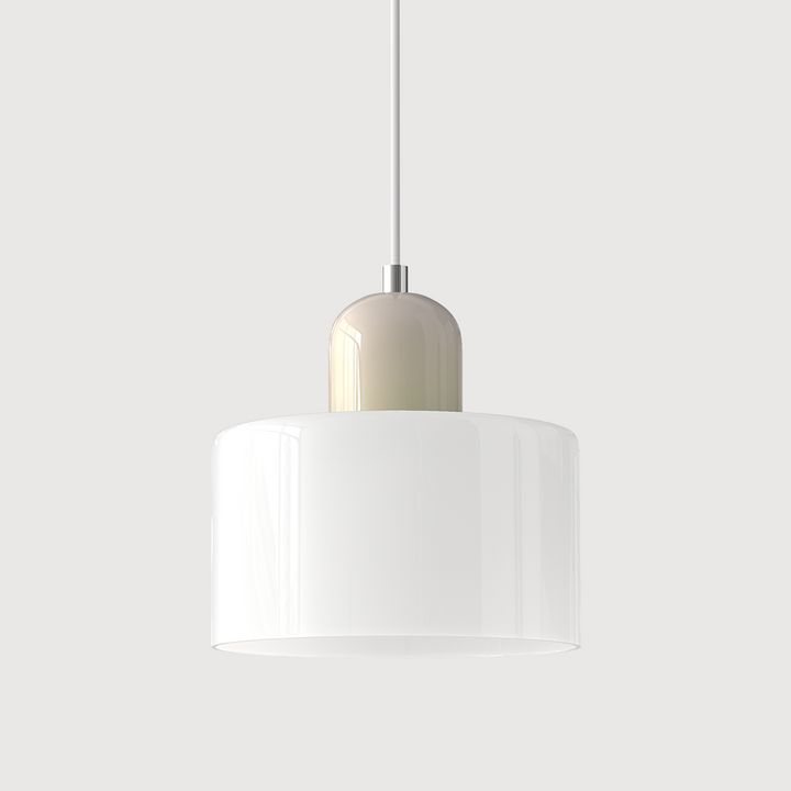 BowLift | Modern Lamp with Colored Glass and Geometric Shape