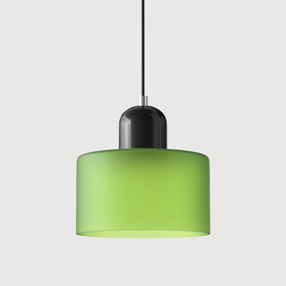 BowLift | Modern Lamp with Colored Glass and Geometric Shape